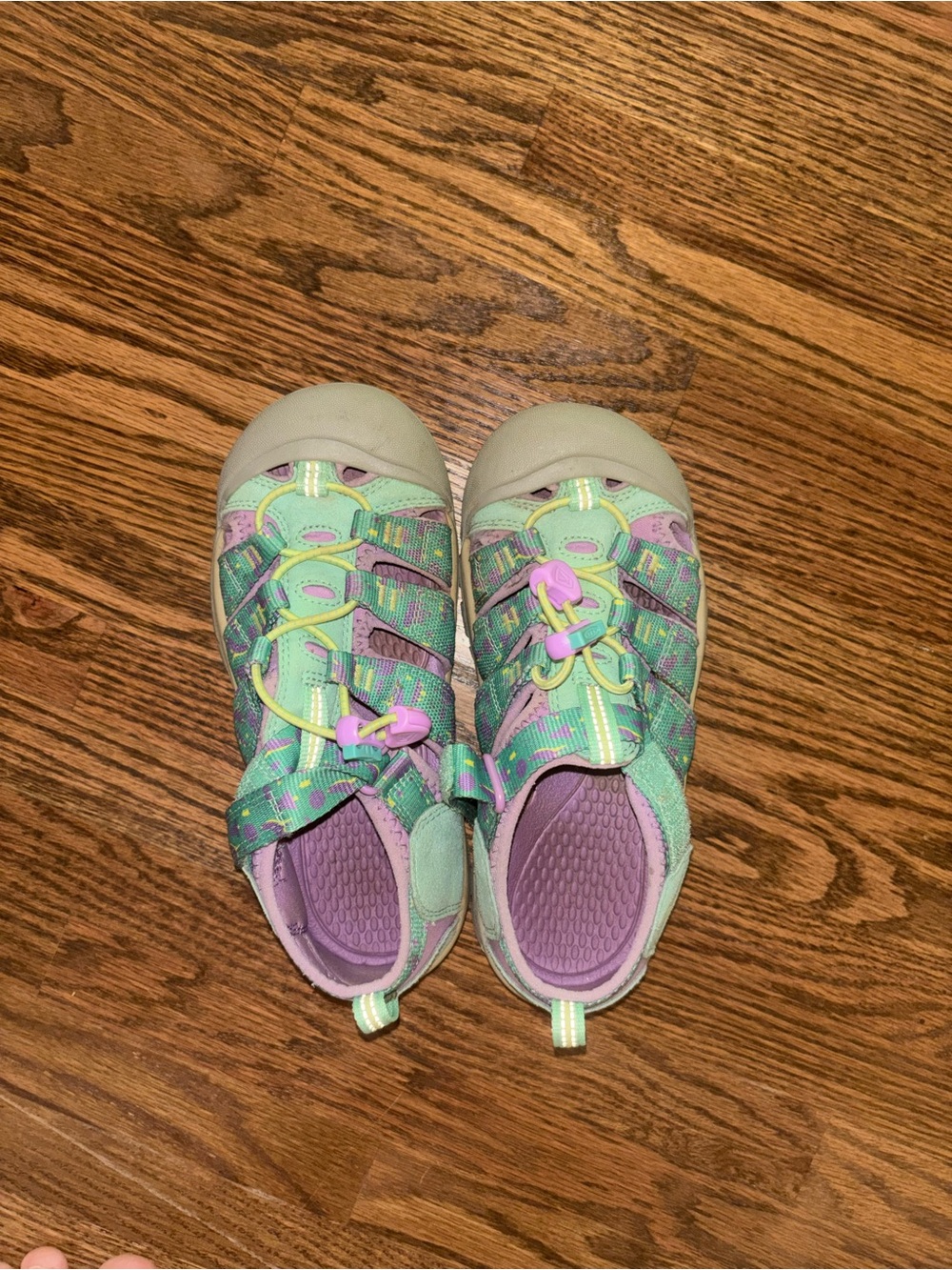 Kids Mint & Purple Outdoor Sandals